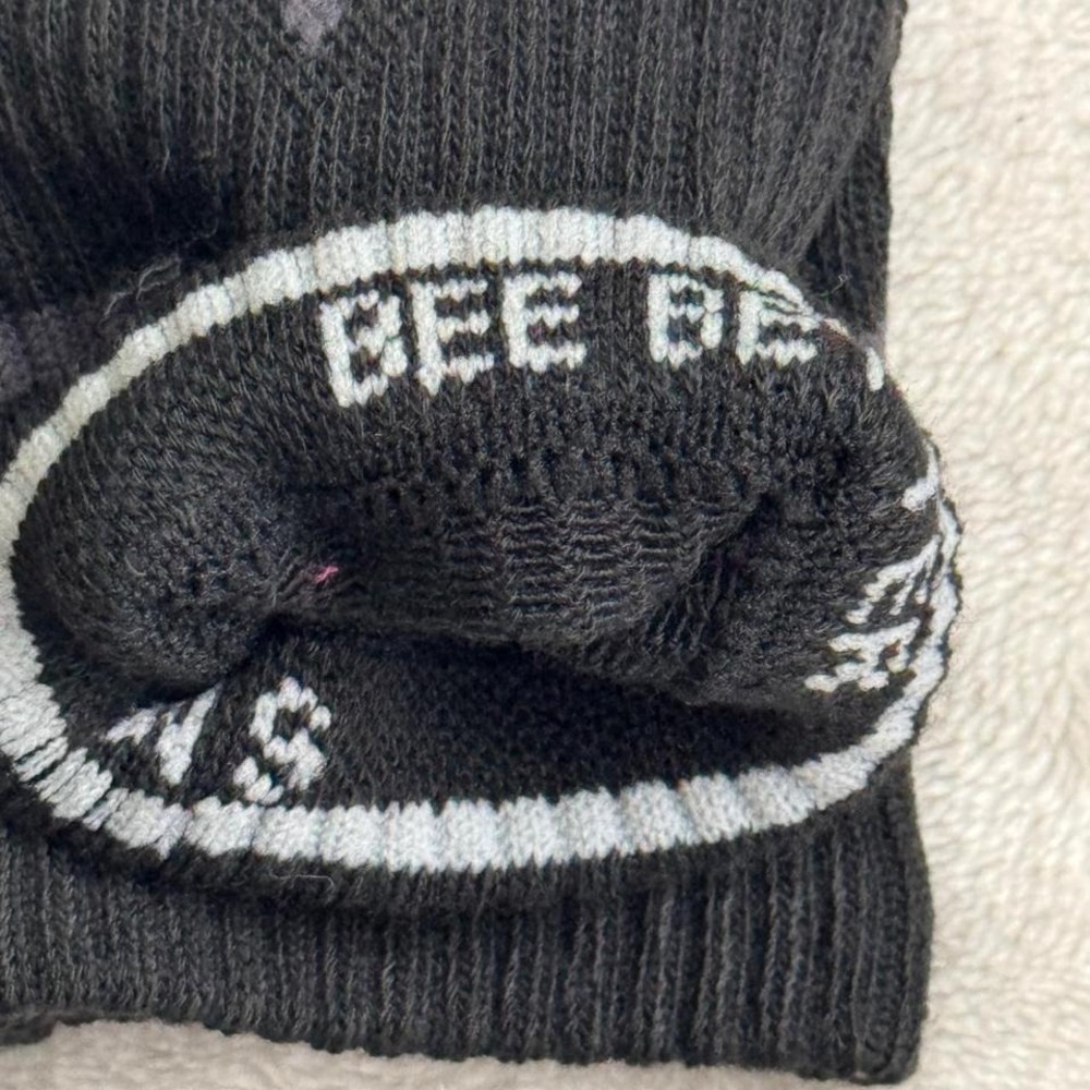Bombas Womens Small Black Socks With Performance Footbed  Honeycomb Arch Support - Picture 4 of 5
